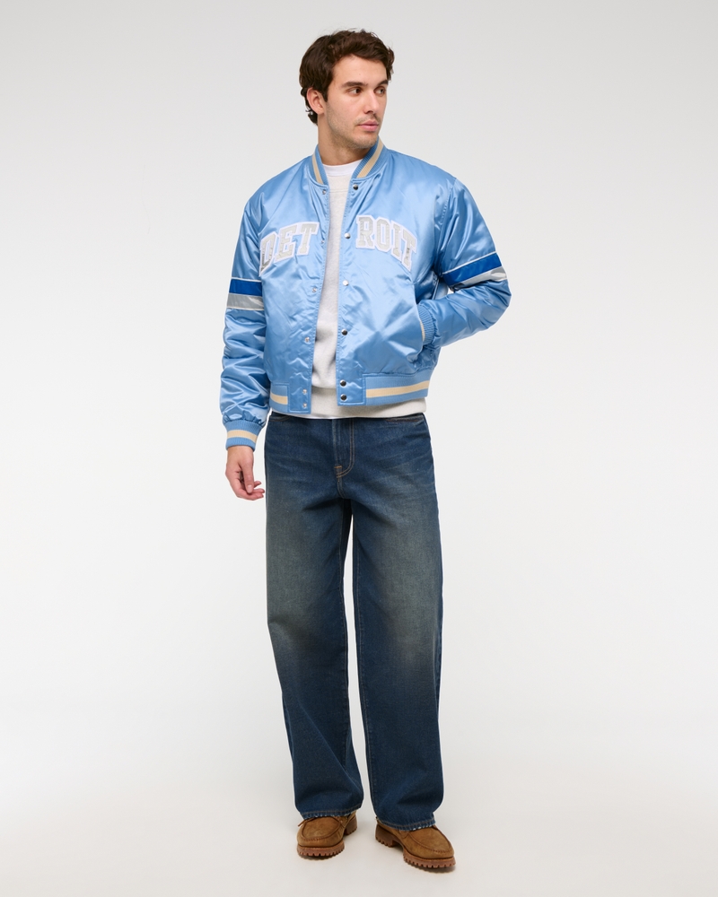 Detroit Lions Varsity Bomber Jacket