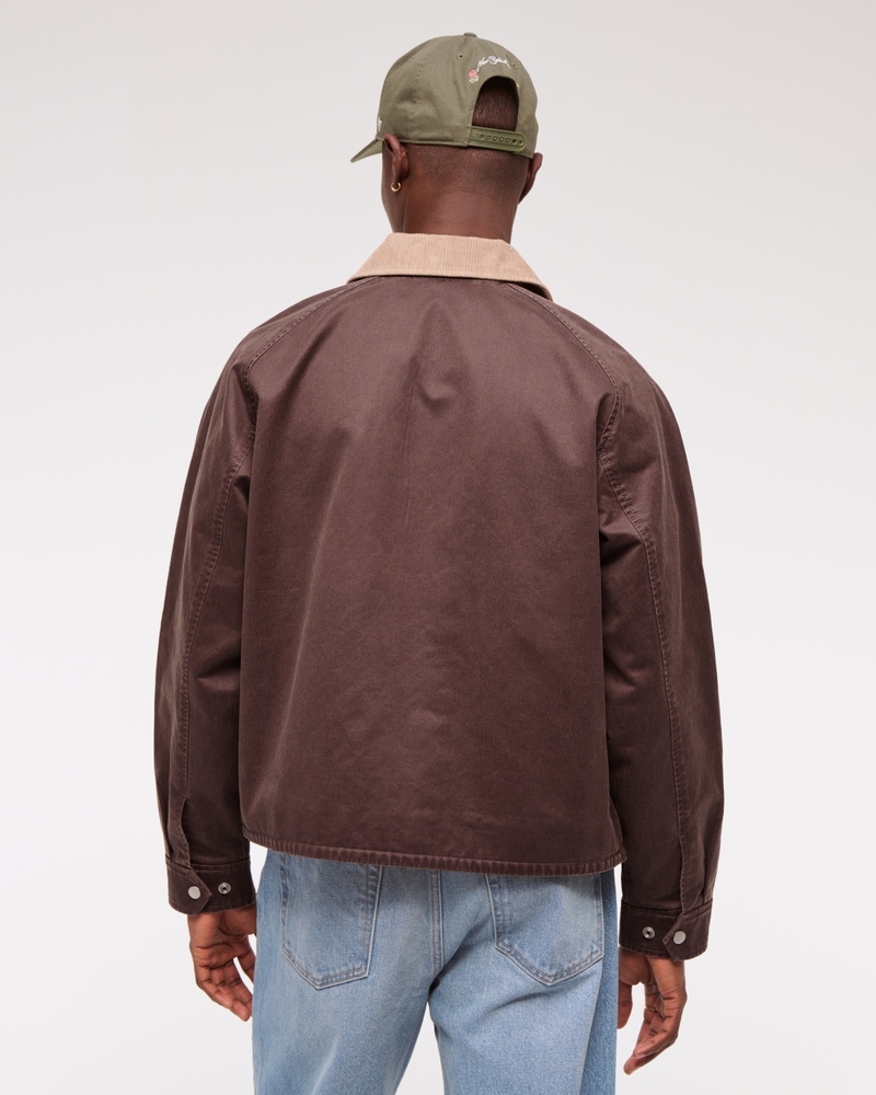 Lightweight Cropped Barn Jacket