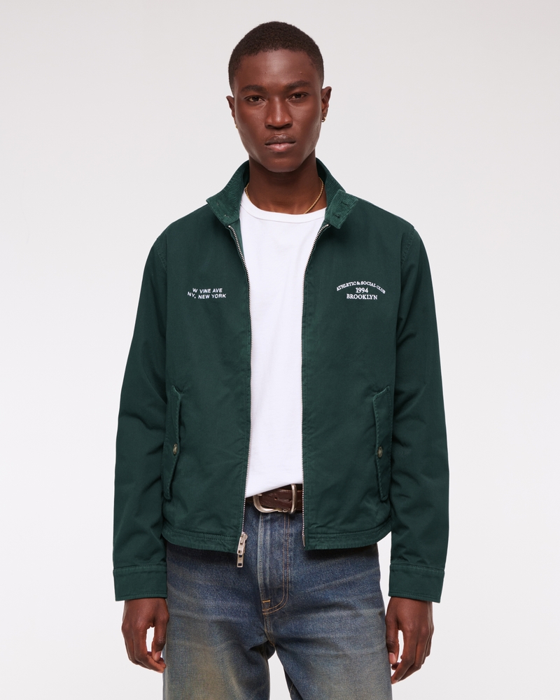 Lightweight Cropped Easy Zip Jacket