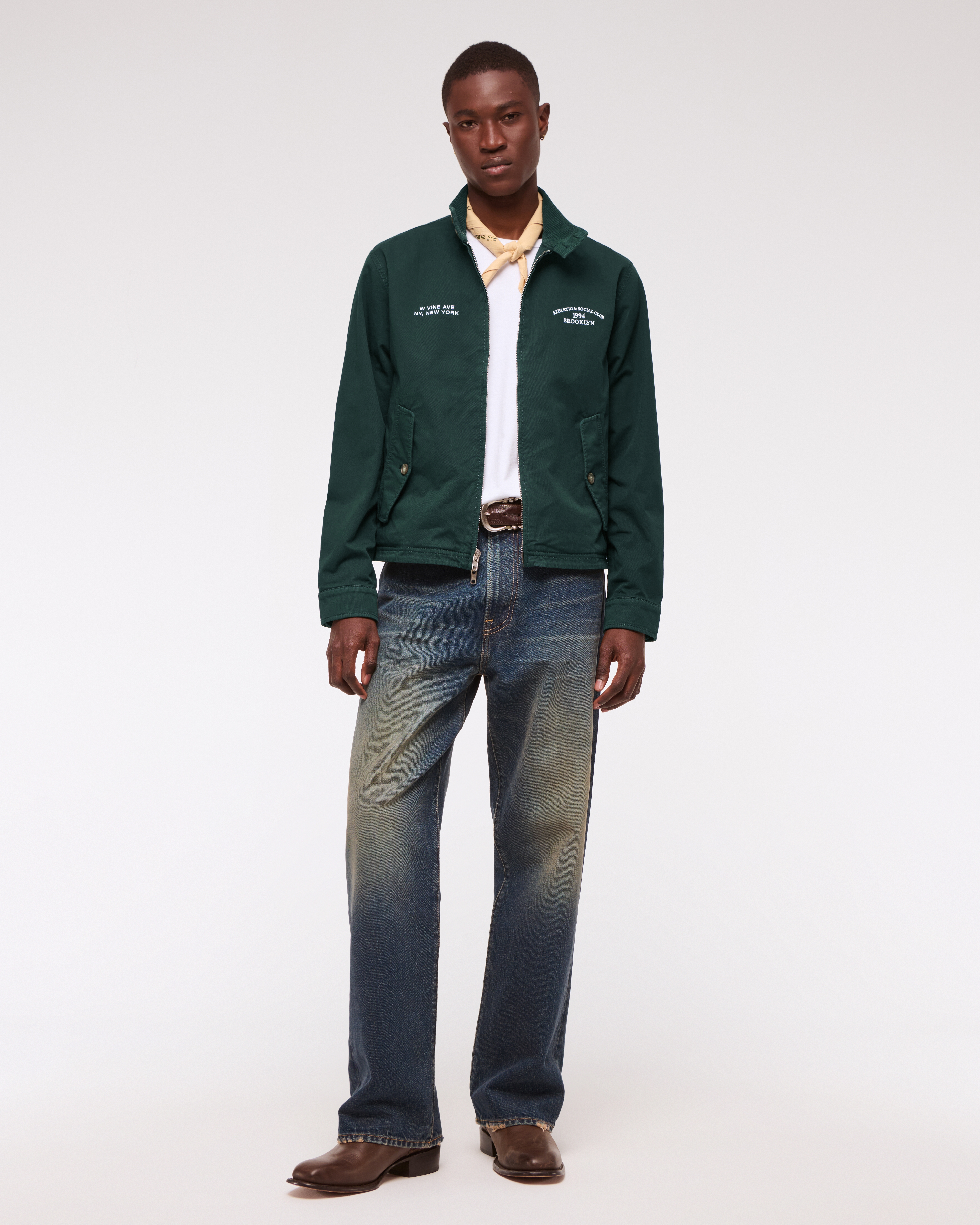0308　【Abercrombie＆Fitch】ジャケット　グリーン　迷彩　L 0308 【Abercrombie＆Fitch】ジャケット グリーン 迷彩 L