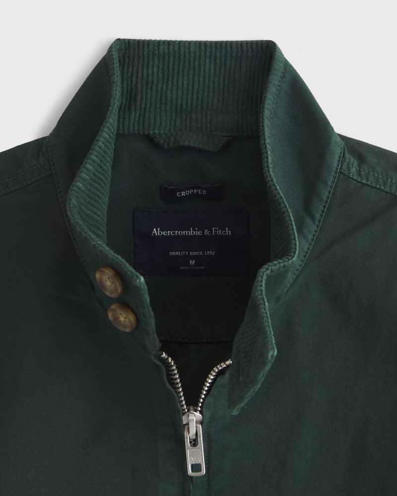 Lightweight Cropped Easy Zip Jacket
