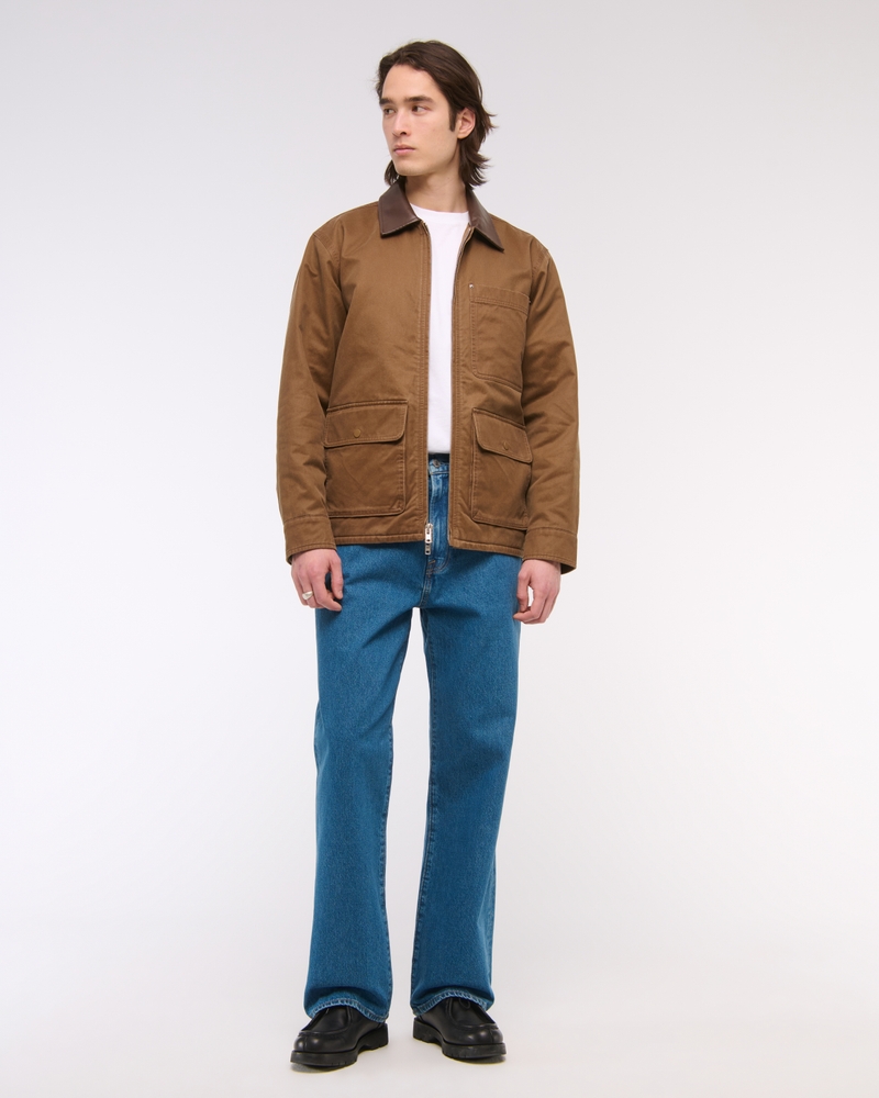 Mid-Length Zip Barn Jacket