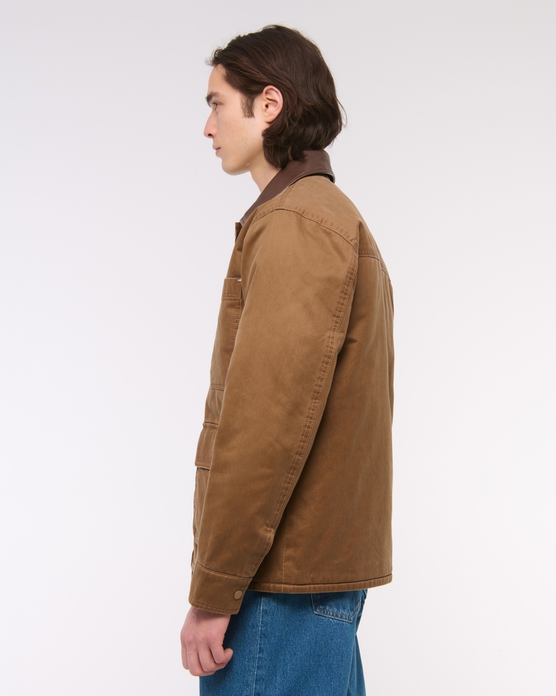 Mid-Length Zip Barn Jacket