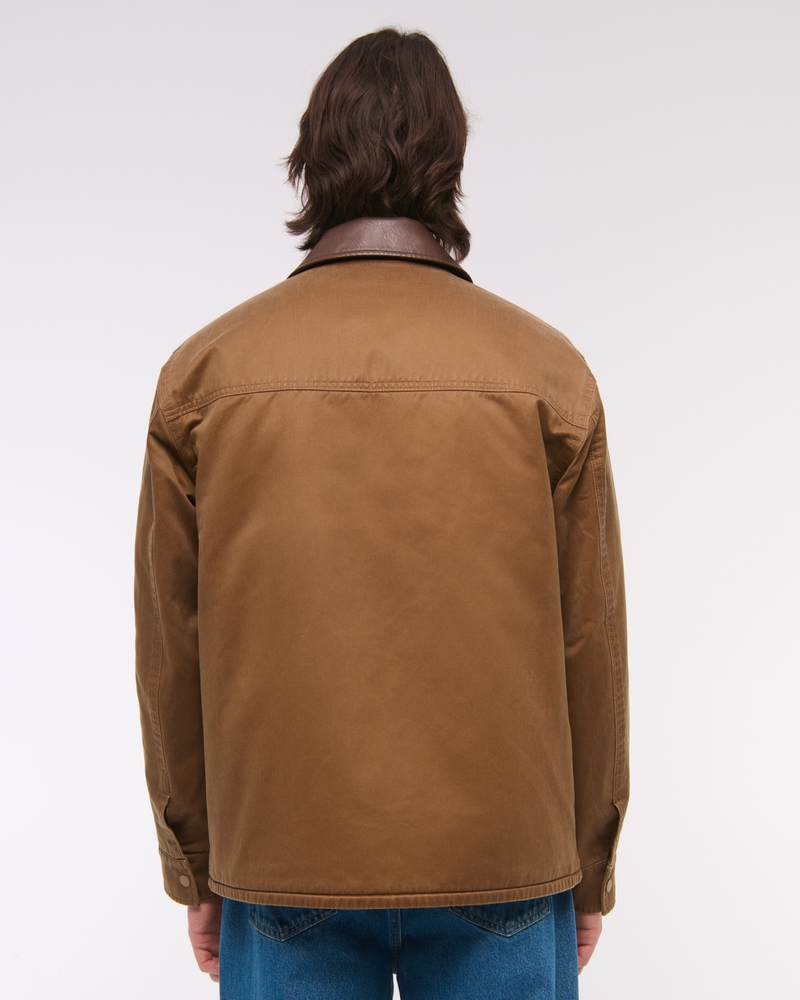 Mid-Length Zip Barn Jacket