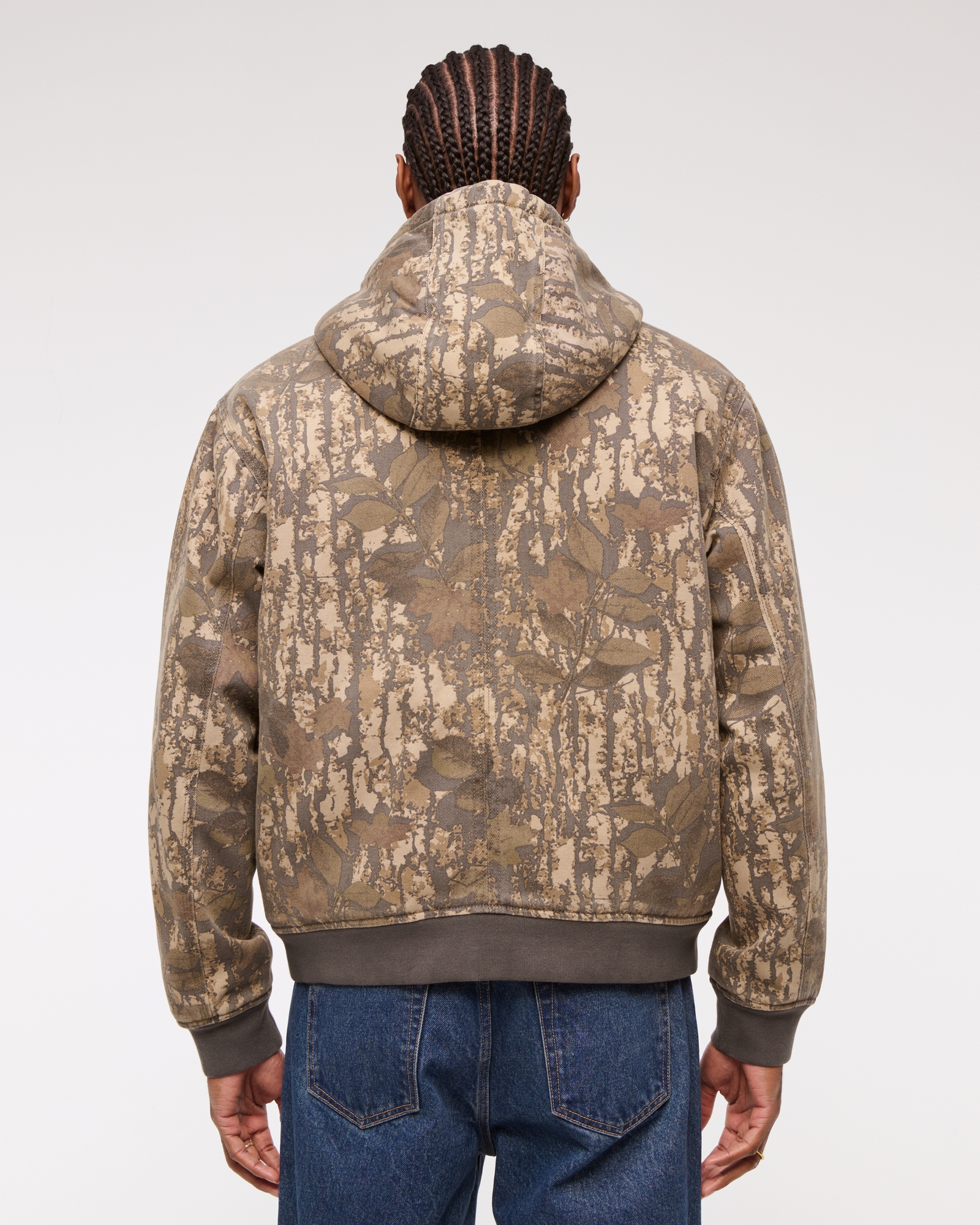 Hooded Workwear Bomber Jacket