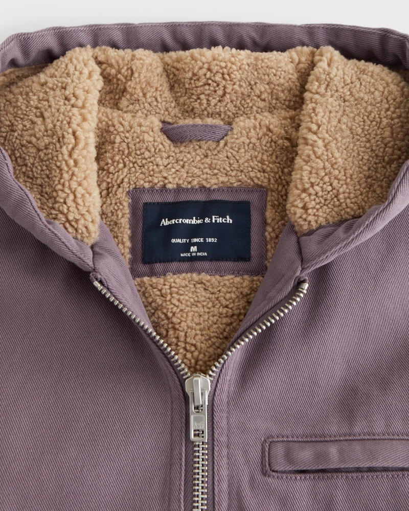 Hooded Workwear Bomber Jacket