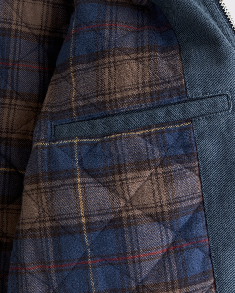 Hooded Workwear Bomber Jacket