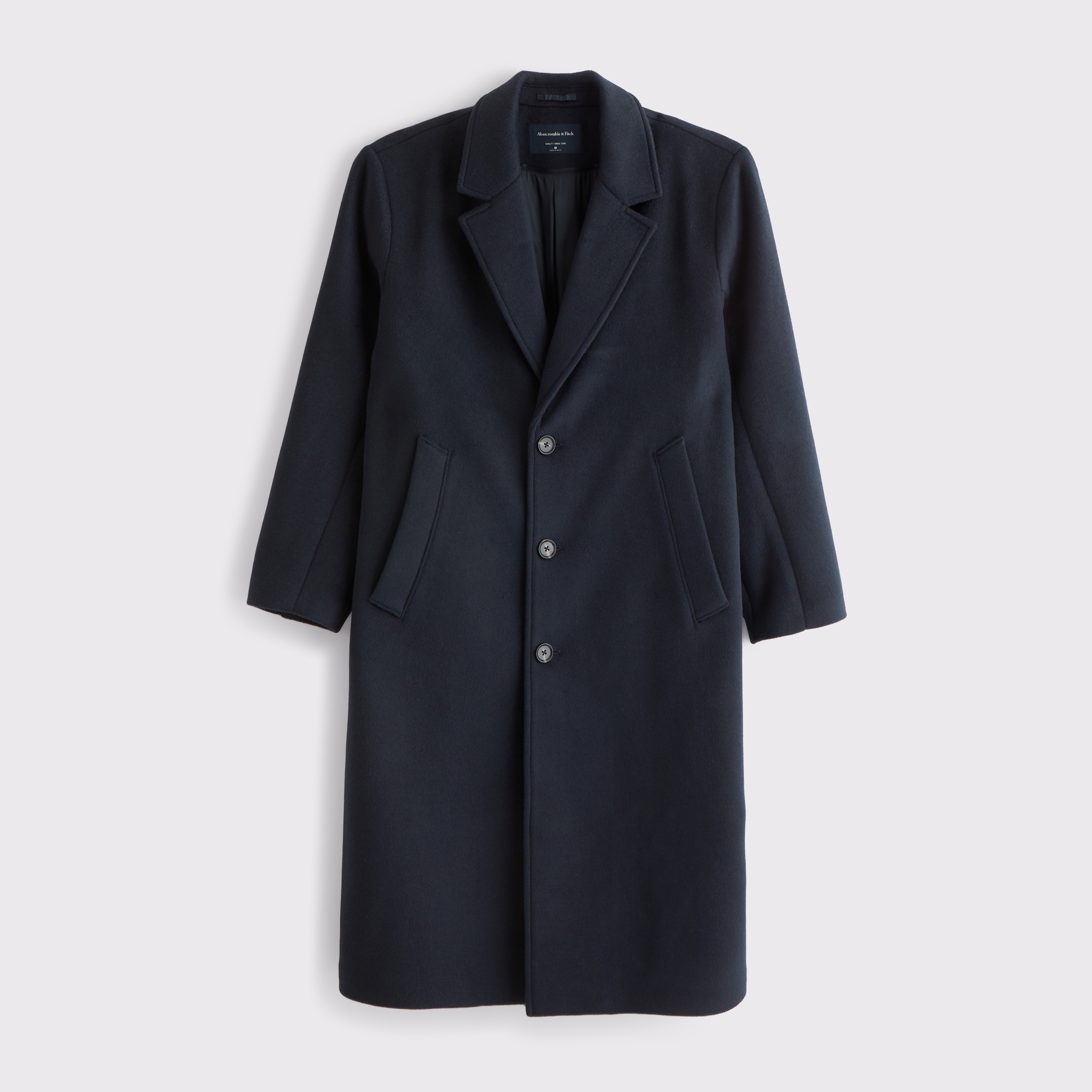 Men's Wool-Blend Topcoat | Men's Coats & Jackets