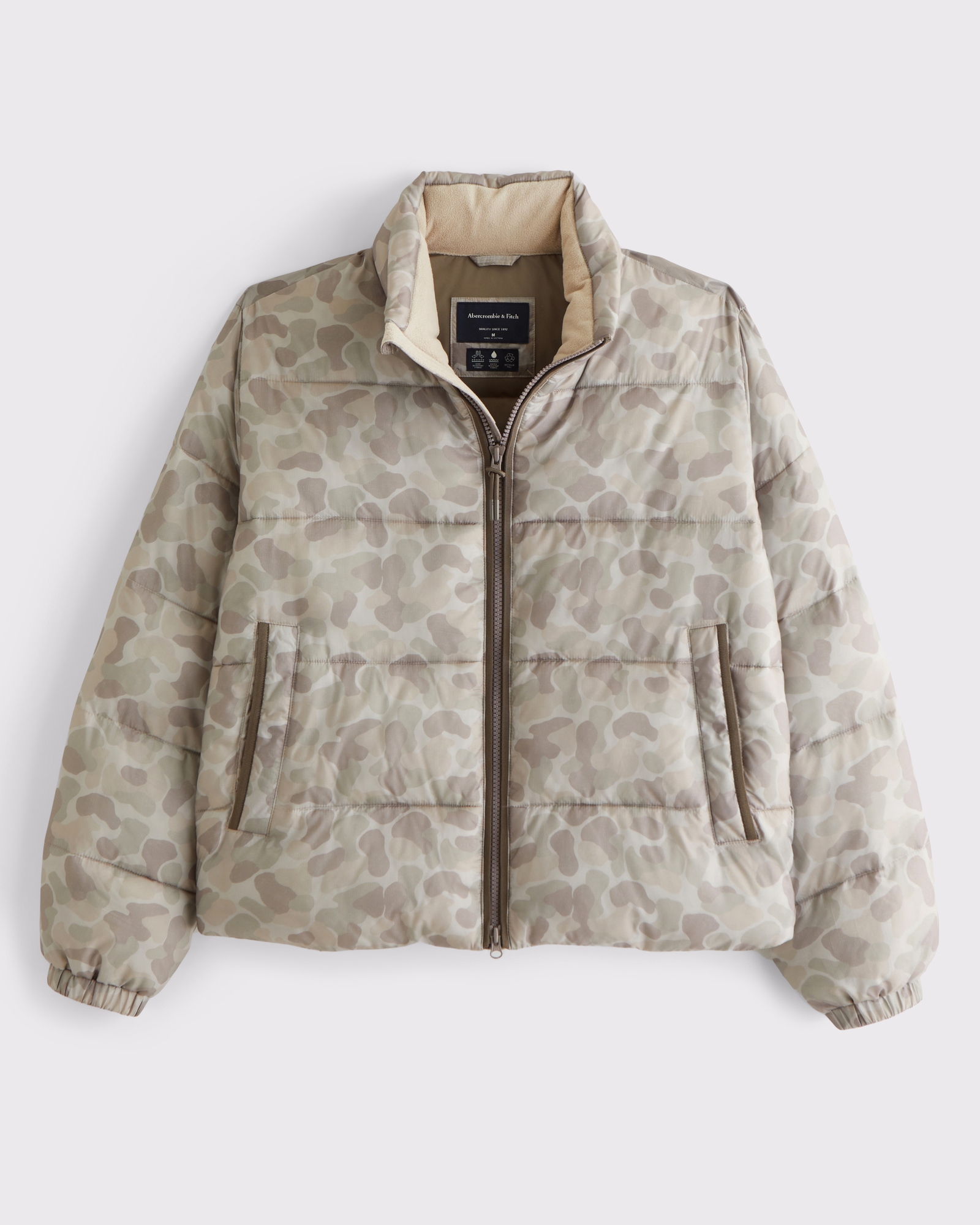 Mockneck Zip Puffer