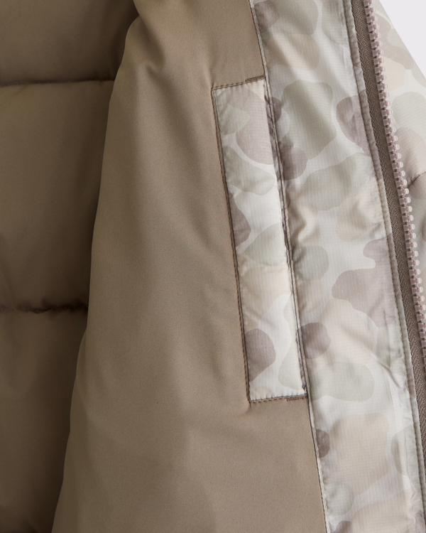 Mockneck Zip Puffer