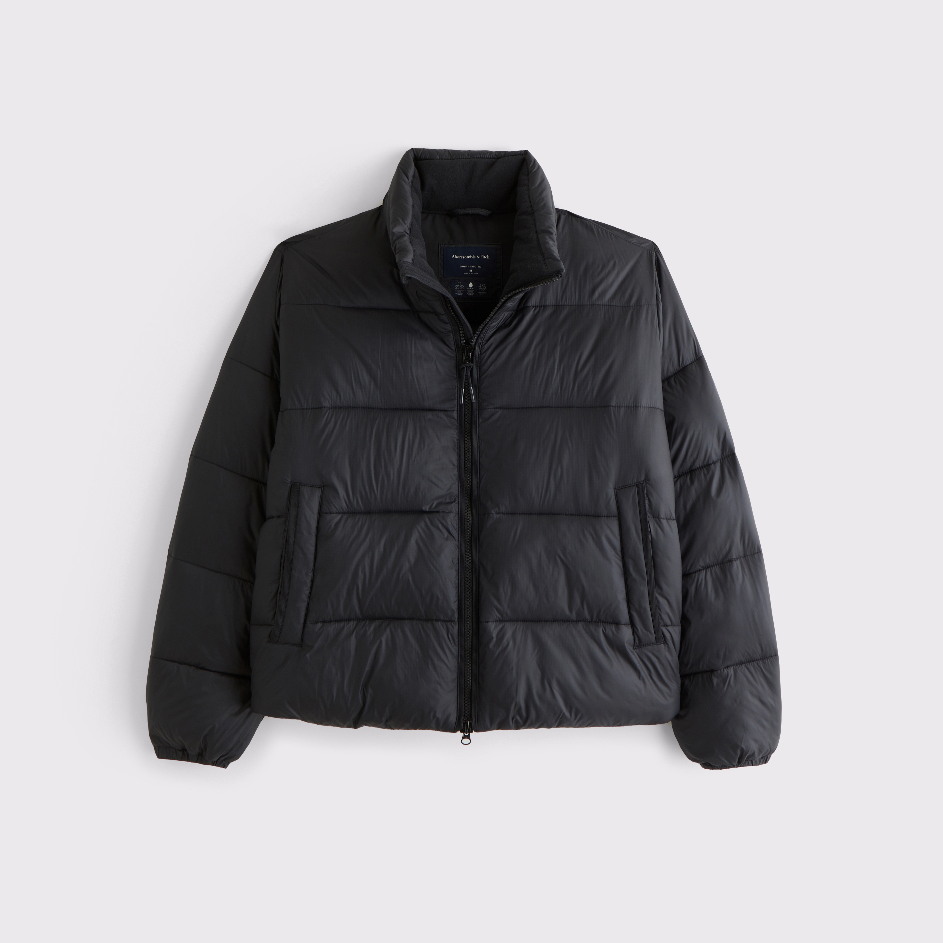 Abercrombie & Fitch アウター Men's Mockneck Zip Puffer | Men's Clearance | Abercrombie.com