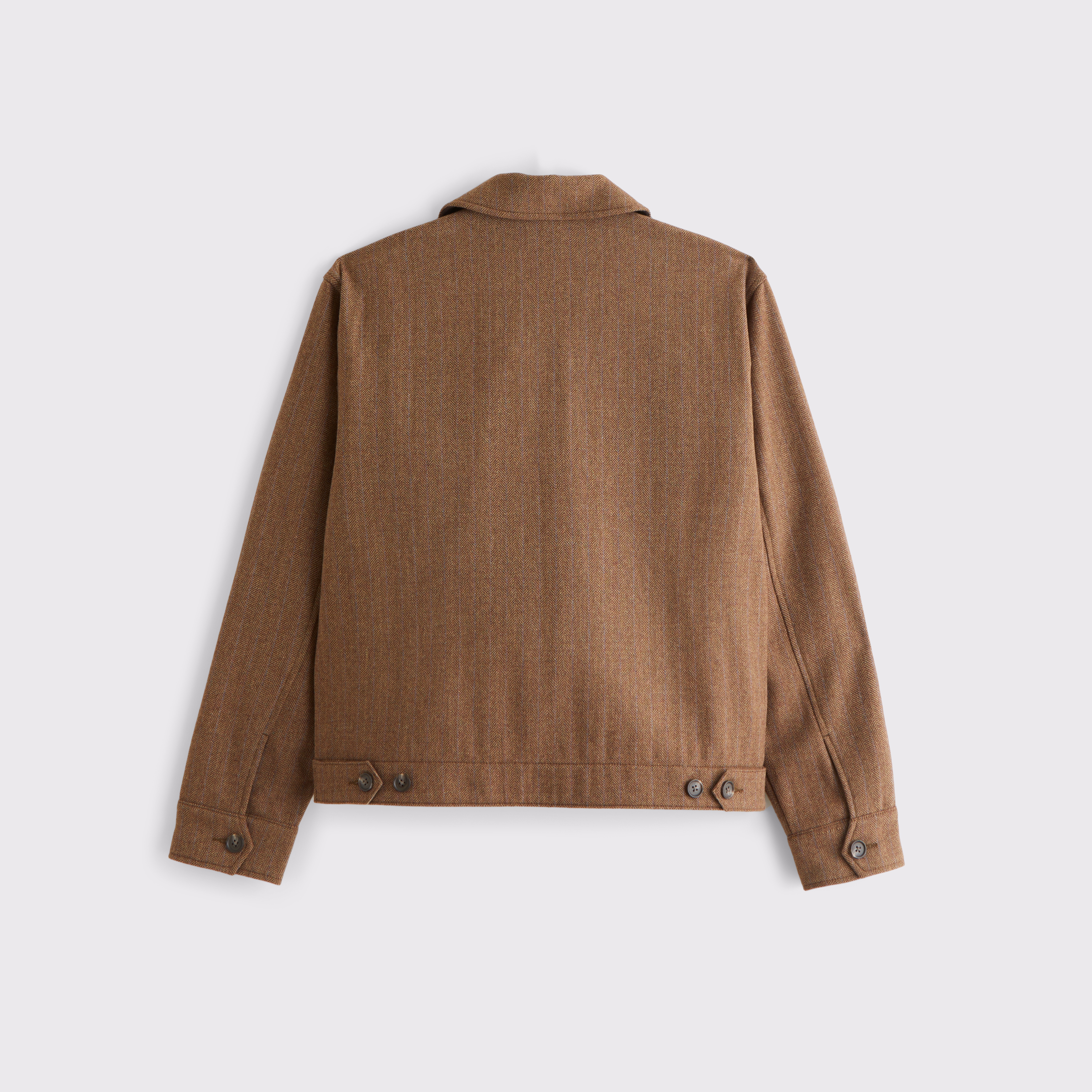 ジャケット・アウター Abercro&Fitch Men's Cropped Wool-Blend Zip Jacket | Men's Coats & Jackets