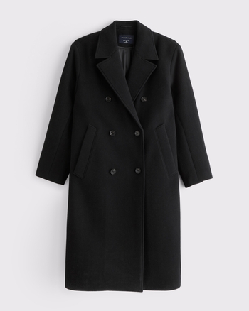 【関税＆送料込み】ChloAC Double-Breasted Coat In Blend Milly Wool-Blend Double-Breasted Coat | Saks Fifth Avenue