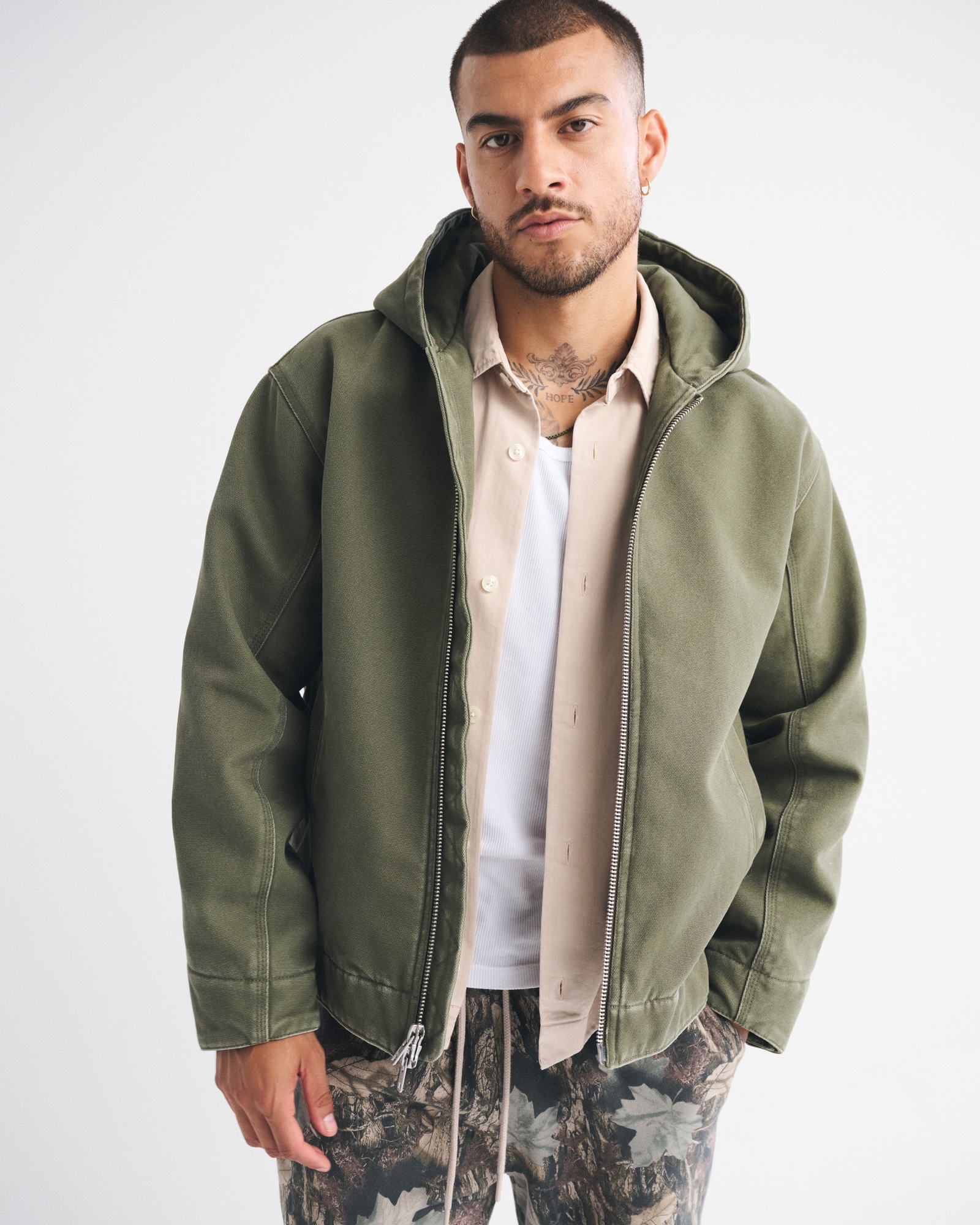 Hooded Trucker Jacket