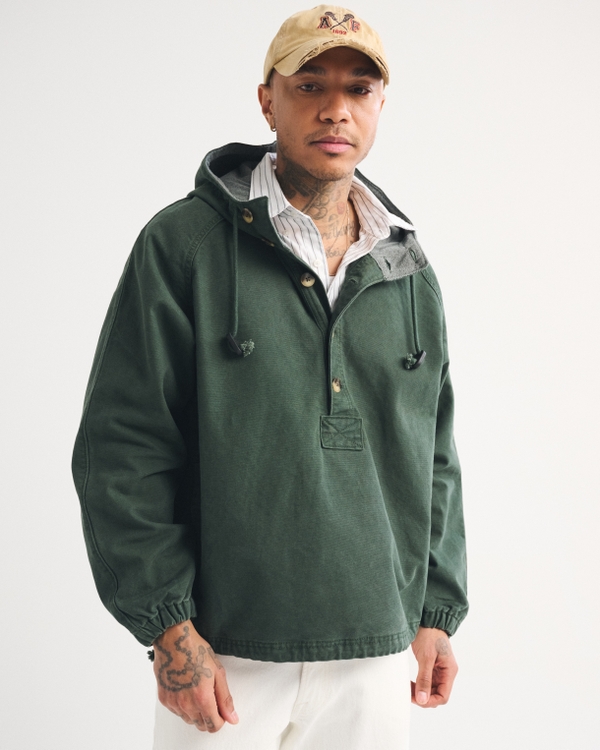 Anorak Jacket, Moss view 1