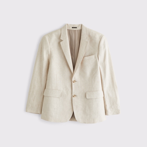 Мужские пиджаки Abercrombie & Fitch The A&F Collins Athletic Fit Slim 100% Linen Blazer