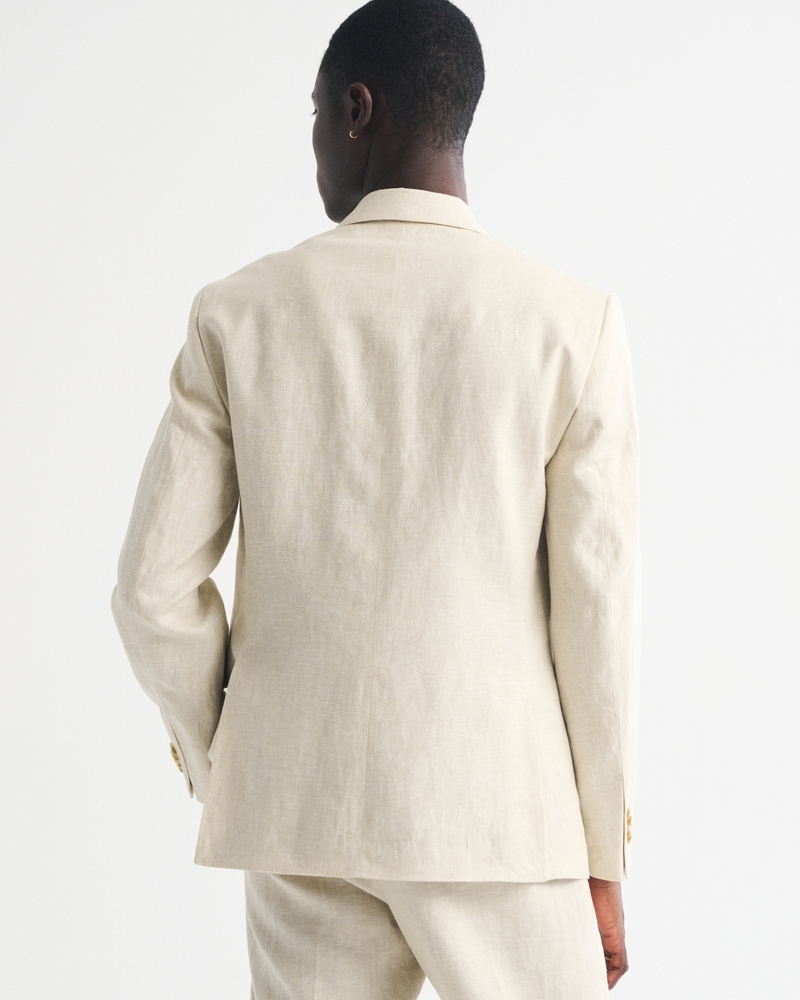 The A&F Collins Slim 100% Linen Blazer - thumbnail 5