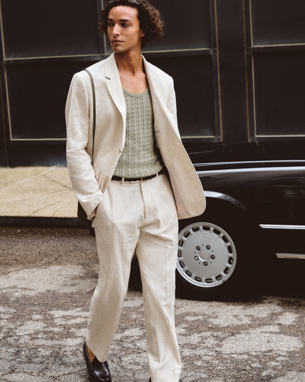 The A&F Collins Blazer, Oatmeal view 2