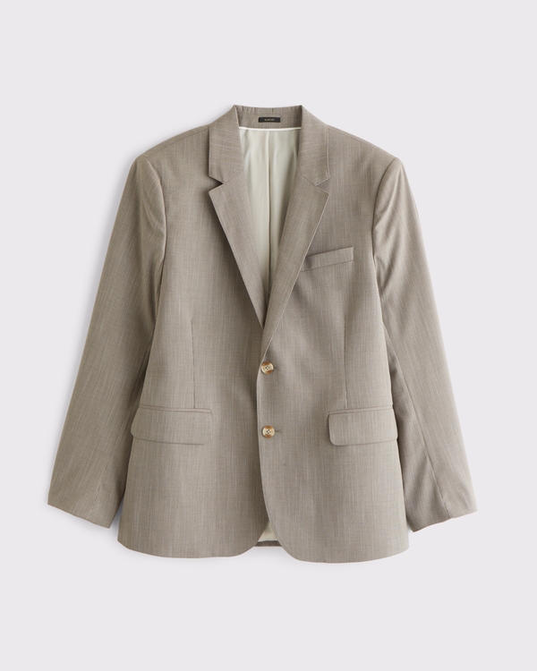 The A&F Collins Slim Blazer, Light Brown view 1