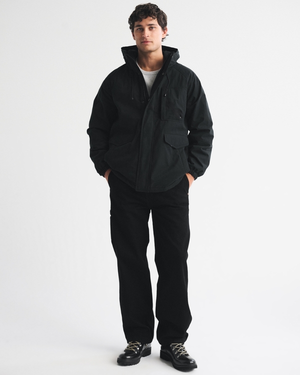 Hooded Parka, Black view 2
