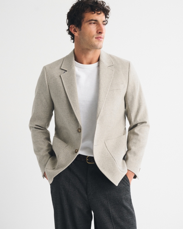Wool-Blend Sport Coat