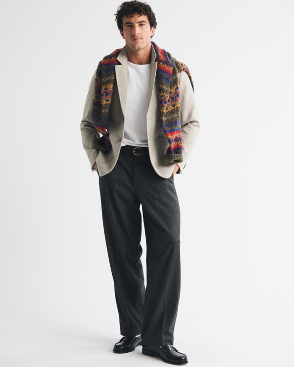 Wool-Blend Sport Coat, Gray view 2