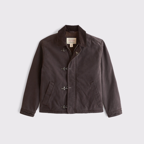 Мужские куртки Abercrombie & Fitch Canvas Fireman Clasp Jacket