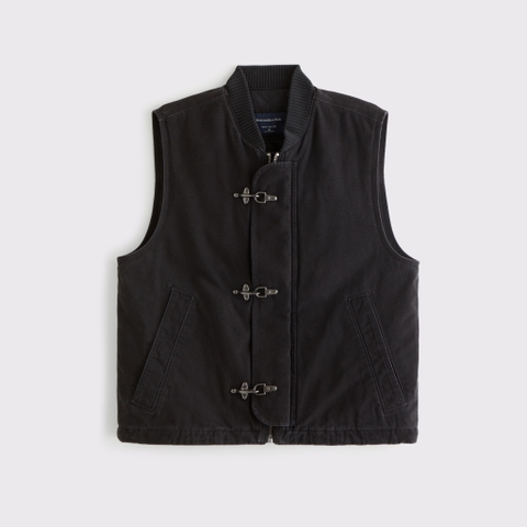 Мужские жилеты Abercrombie & Fitch 100% Cotton Fireman Clasp Workwear Vest
