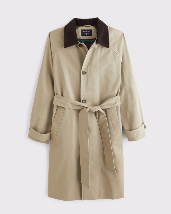Trench Coat, Light Brown view 1