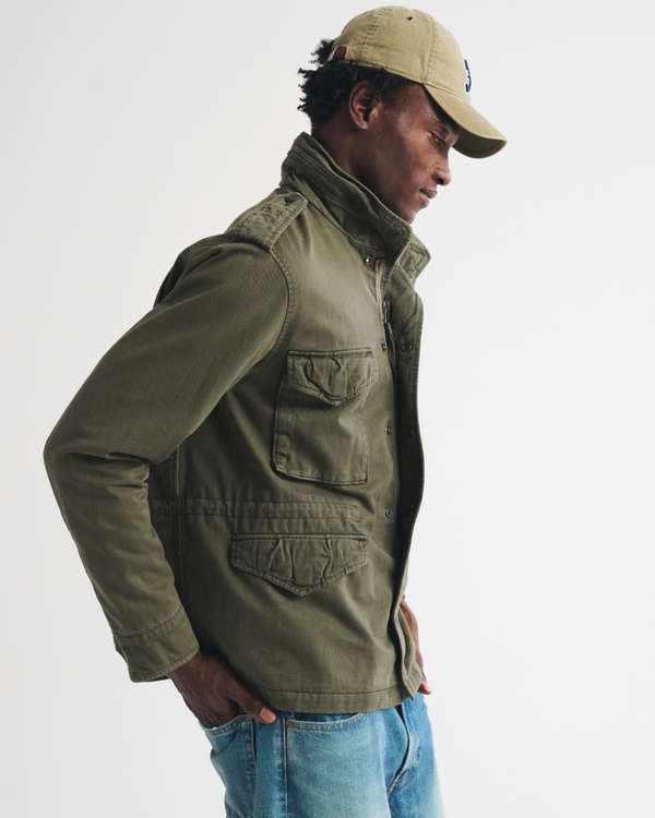 メンズ ミリタリージャケット | メンズ 新着アイテム | Abercrombie.com