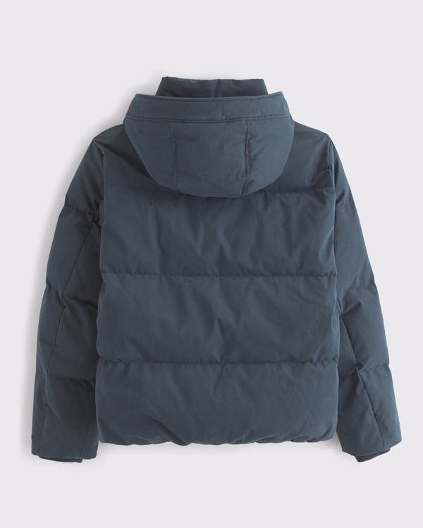 Abercrombie & Fitch ネイビー ダウンジャケット M メンズ コート、パーカー＆ダウンジャケット | Abercrombie & Fitch