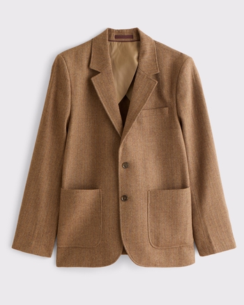 Wool-Blend Sport Coat