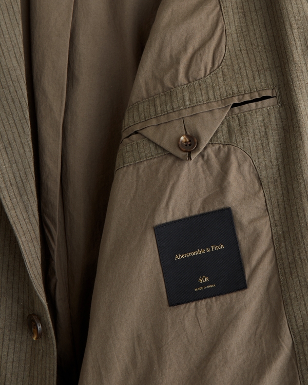 The A&F Collins Casual Linen-Blend Blazer