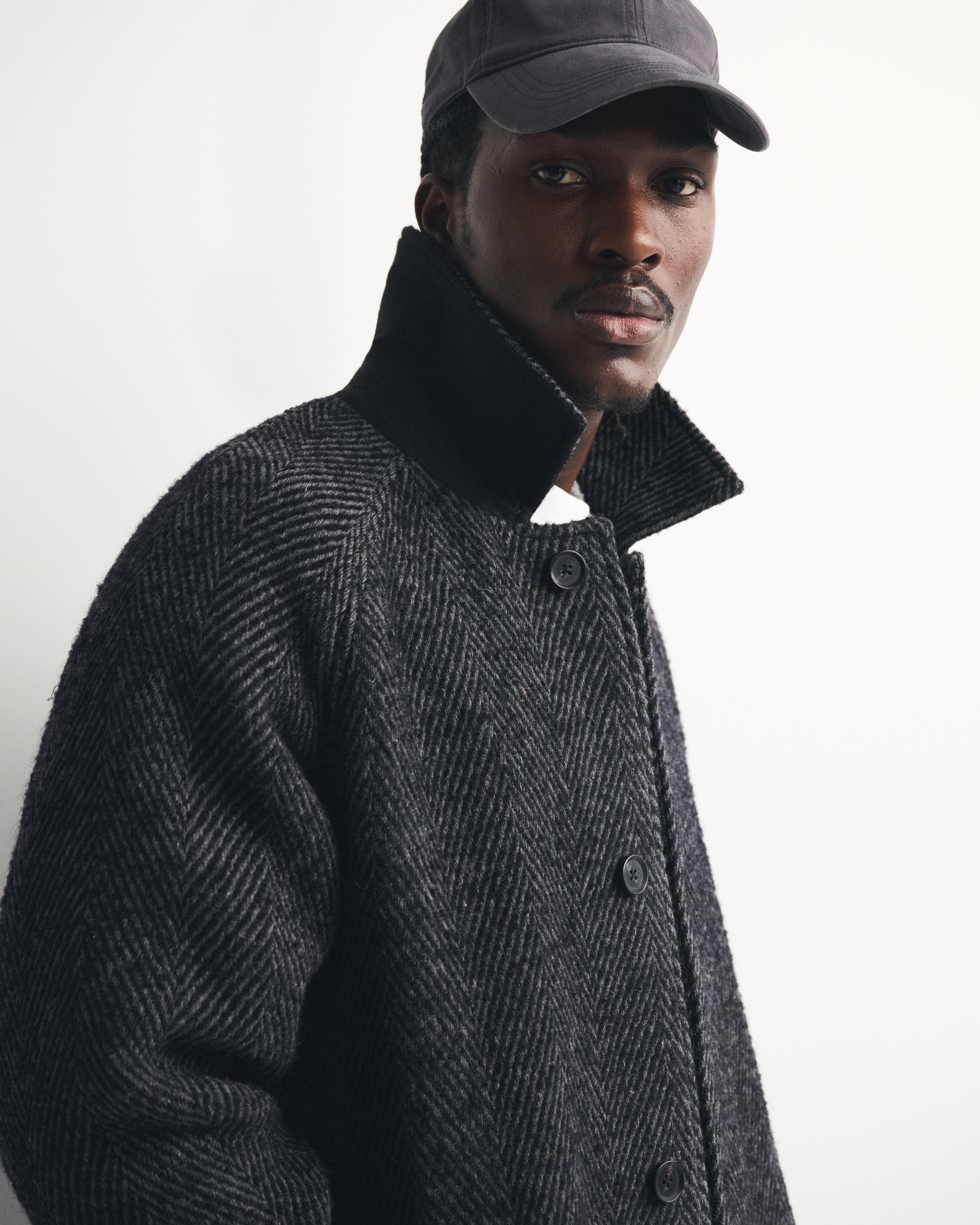 Мужские куртки Abercrombie & Fitch Wool-Blend Mac Coat — фото 3
