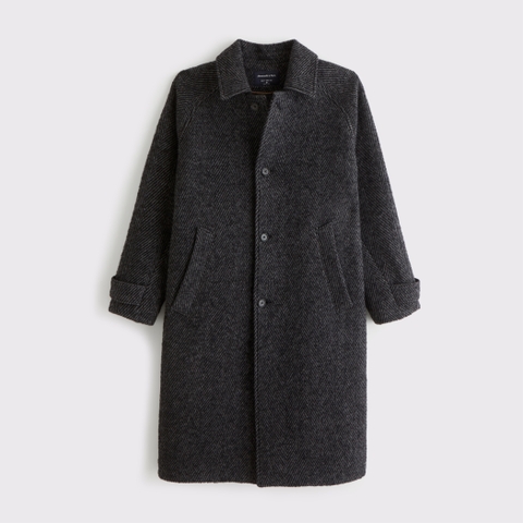 Мужские куртки Abercrombie & Fitch Wool-Blend Mac Coat