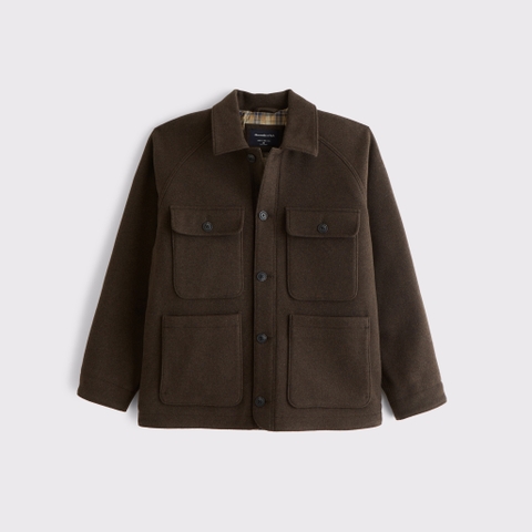 Мужские куртки Abercrombie & Fitch Wool-Blend Field Jacket