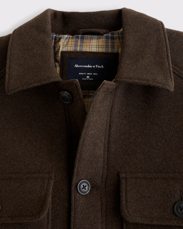 Wool-Blend Field Jacket
