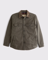 Twill Shirt Jacket
