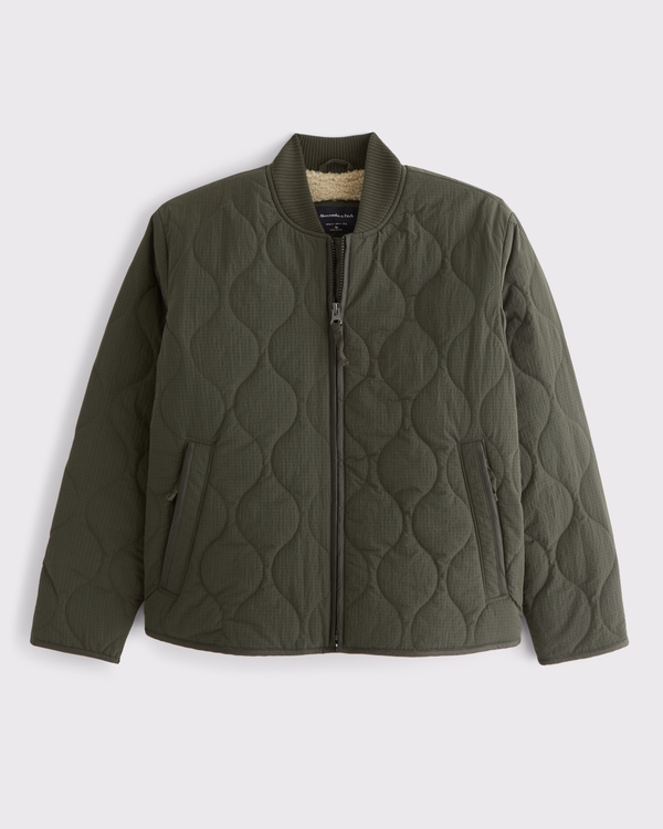 Liner Jacket, Olive view 1