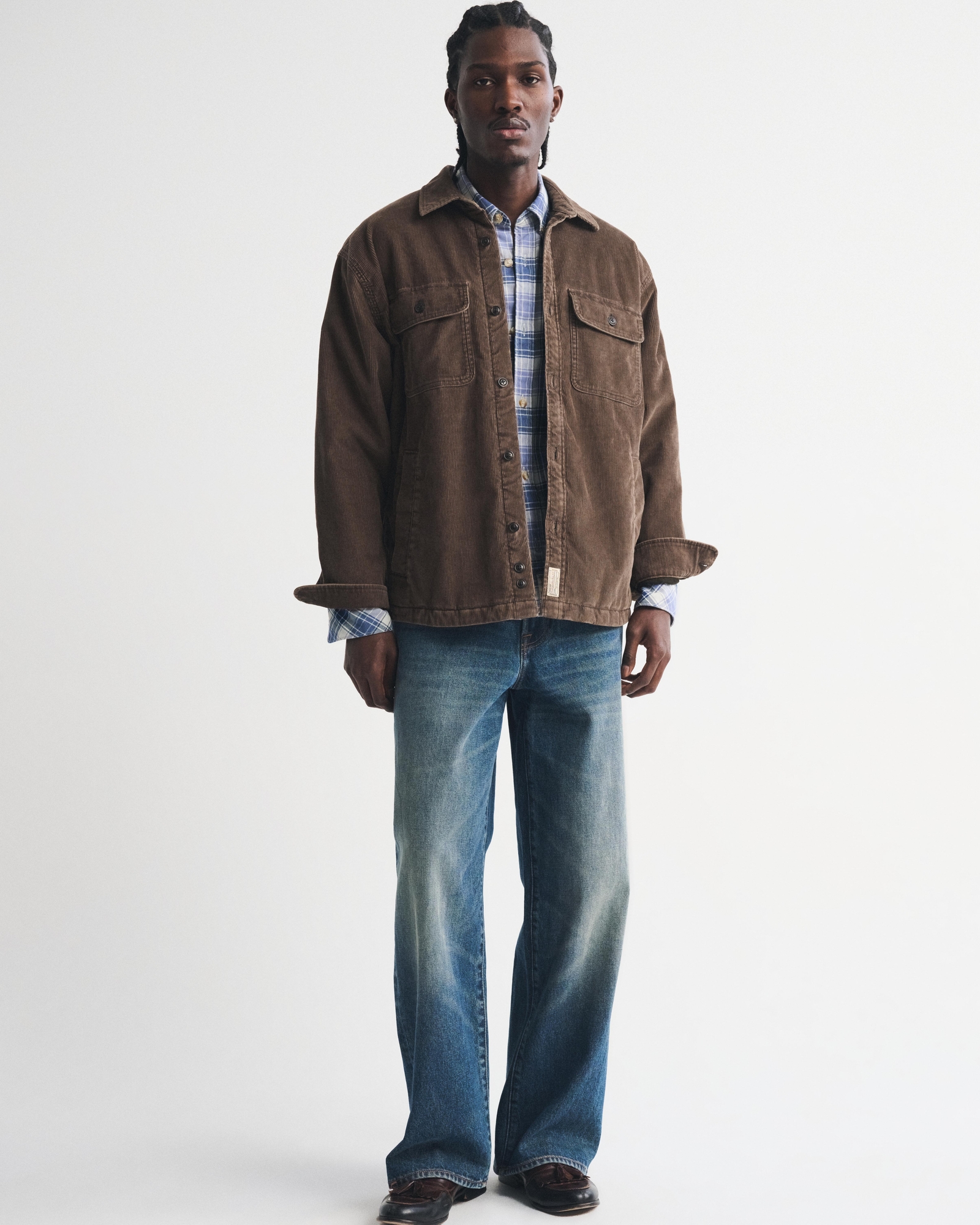 Denim Oversized Shirt Jacket