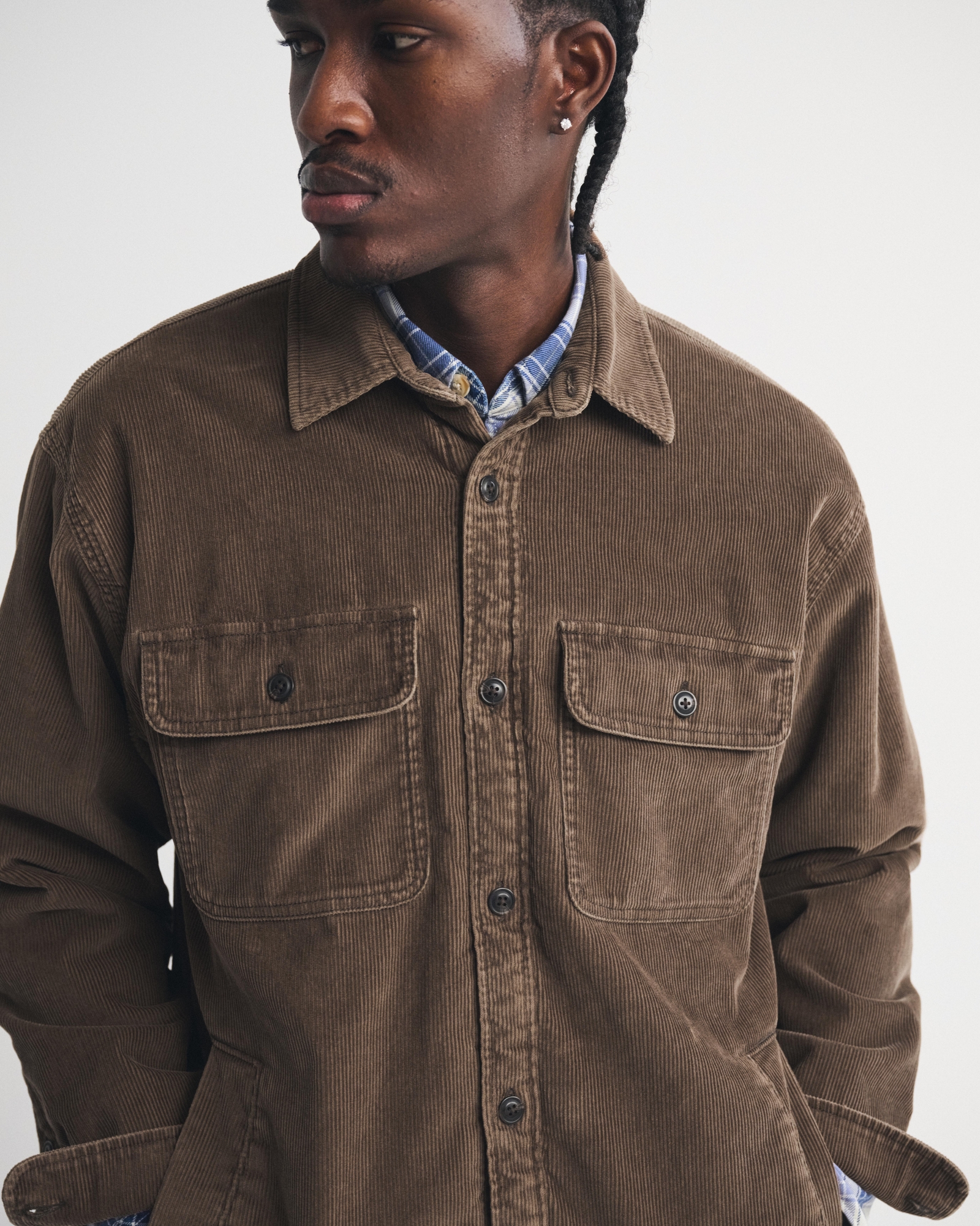 Denim Oversized Shirt Jacket