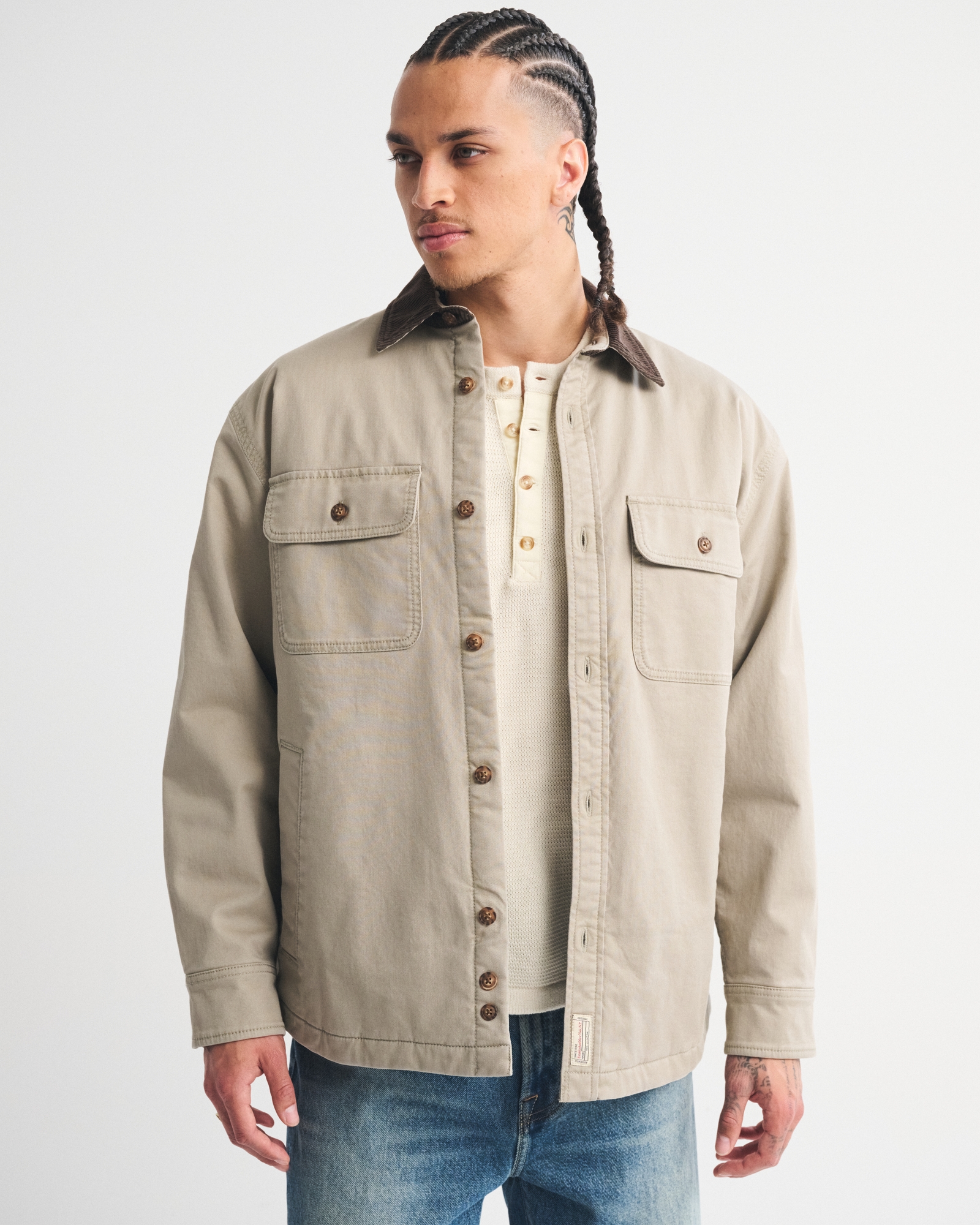 Oversized Shirt Jacket