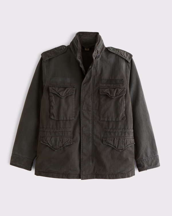 Military Jacket, Black view 1