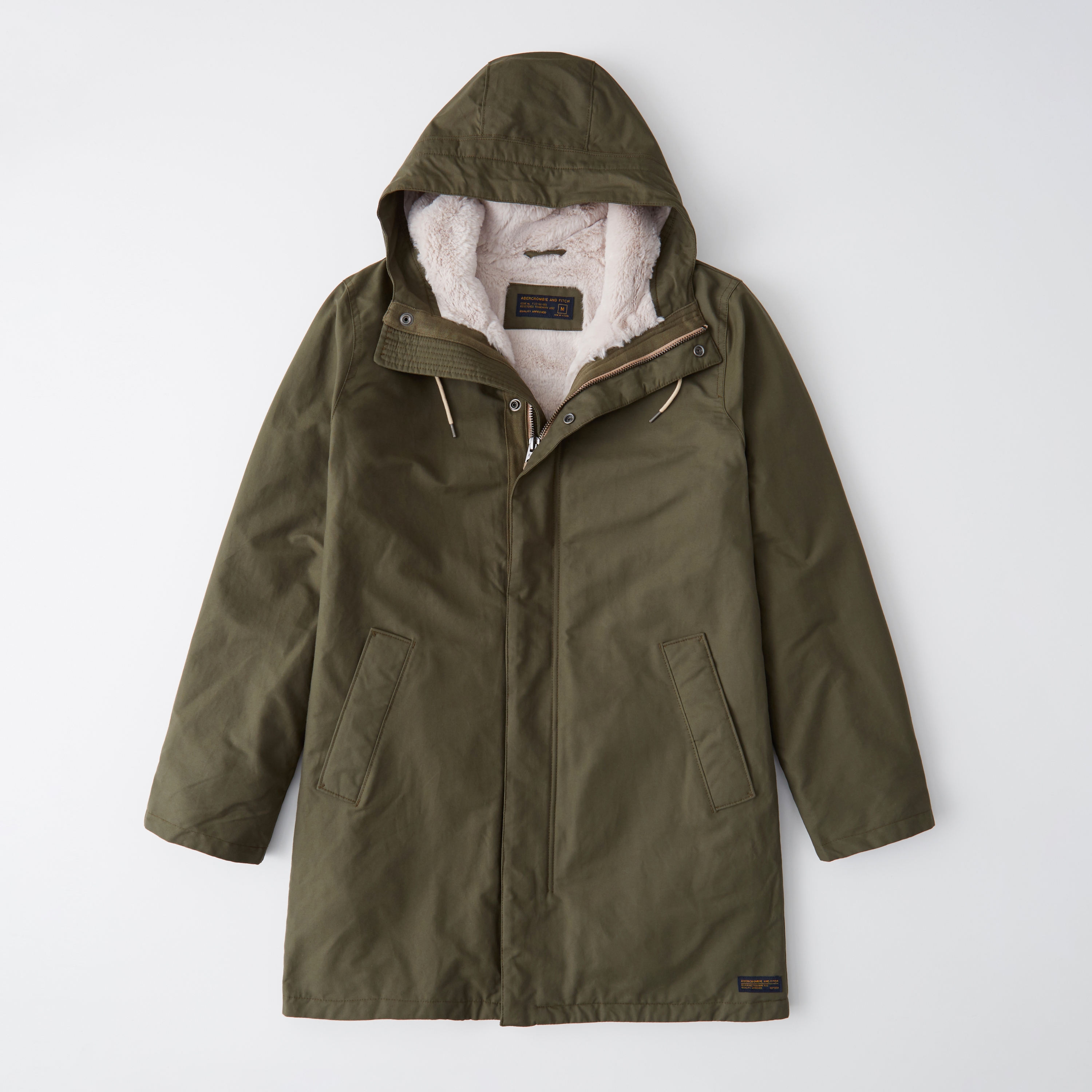 fur lined parka mens