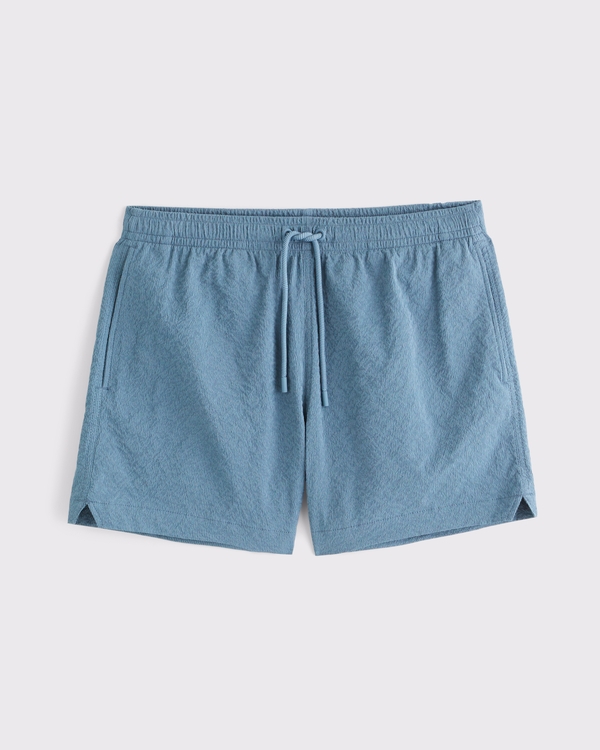 Pull-On Swim Short, Blue view 1
