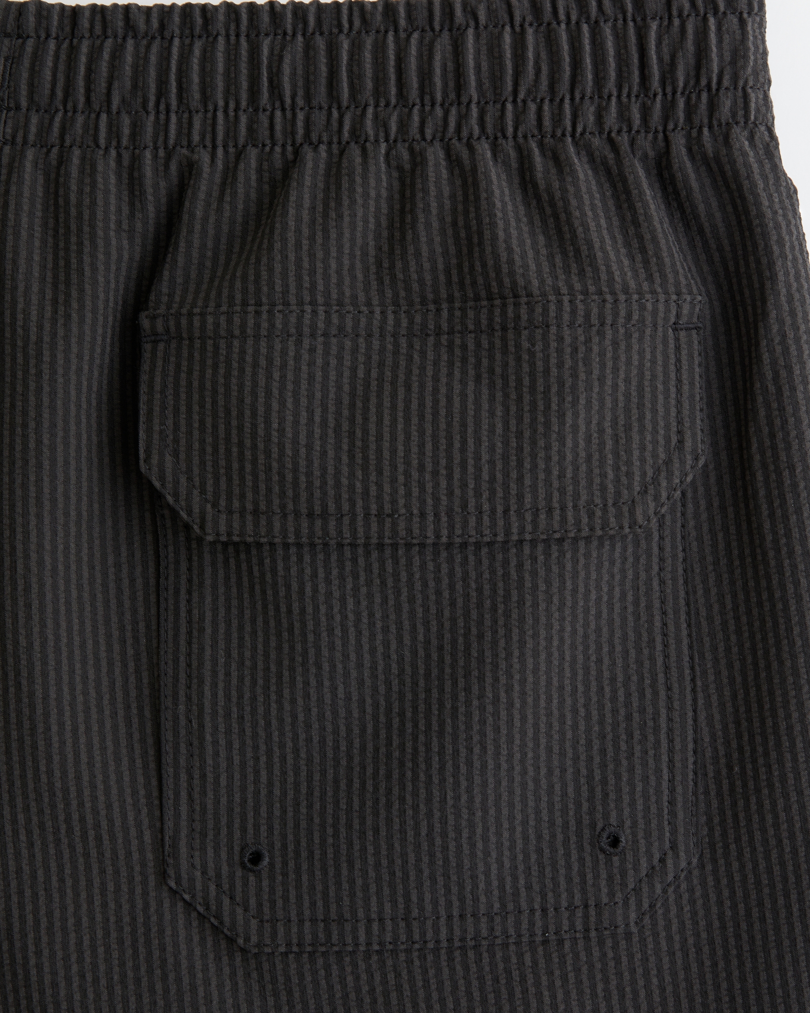 Pull-On Seersucker Swim Trunk