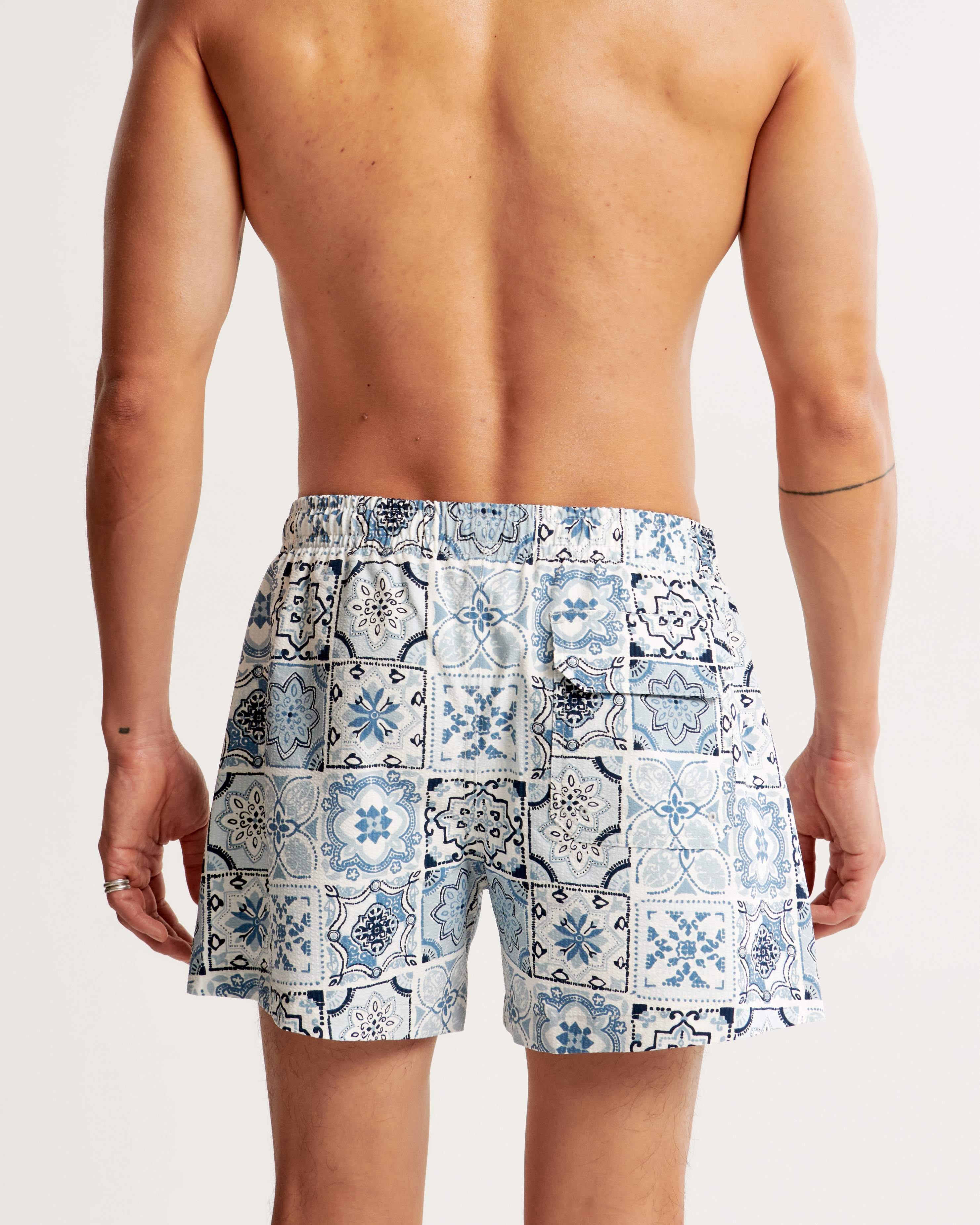 Men's Pull-On Seersucker Swim Trunk | Men's Swimwear | Abercrombie.com