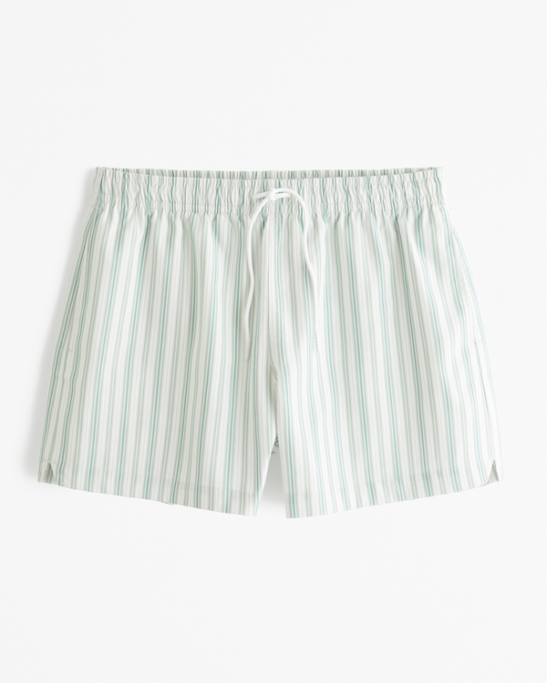 Shorts with Elasticated Waistband, for Babies - green medium solid