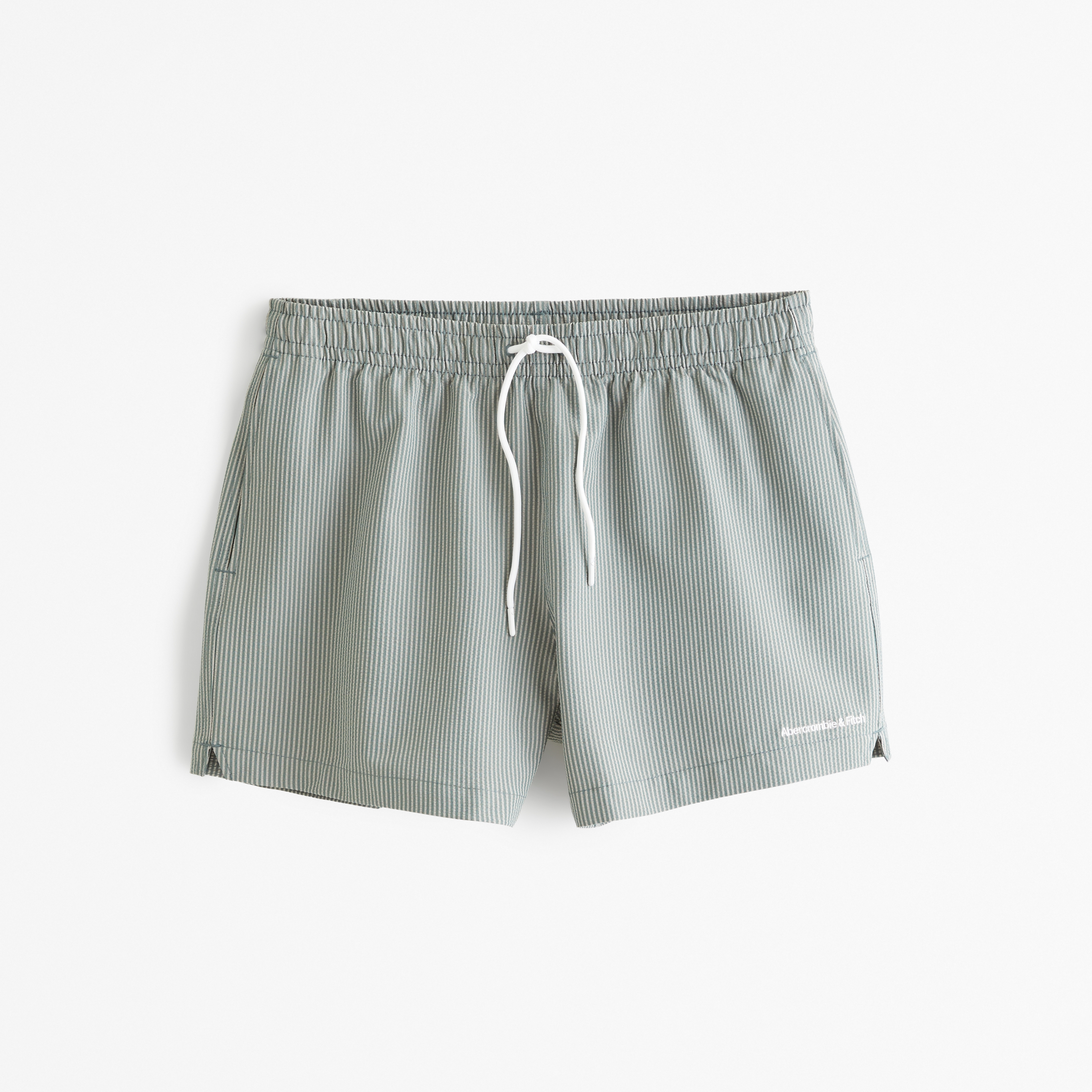 Mens seersucker best sale swim trunks