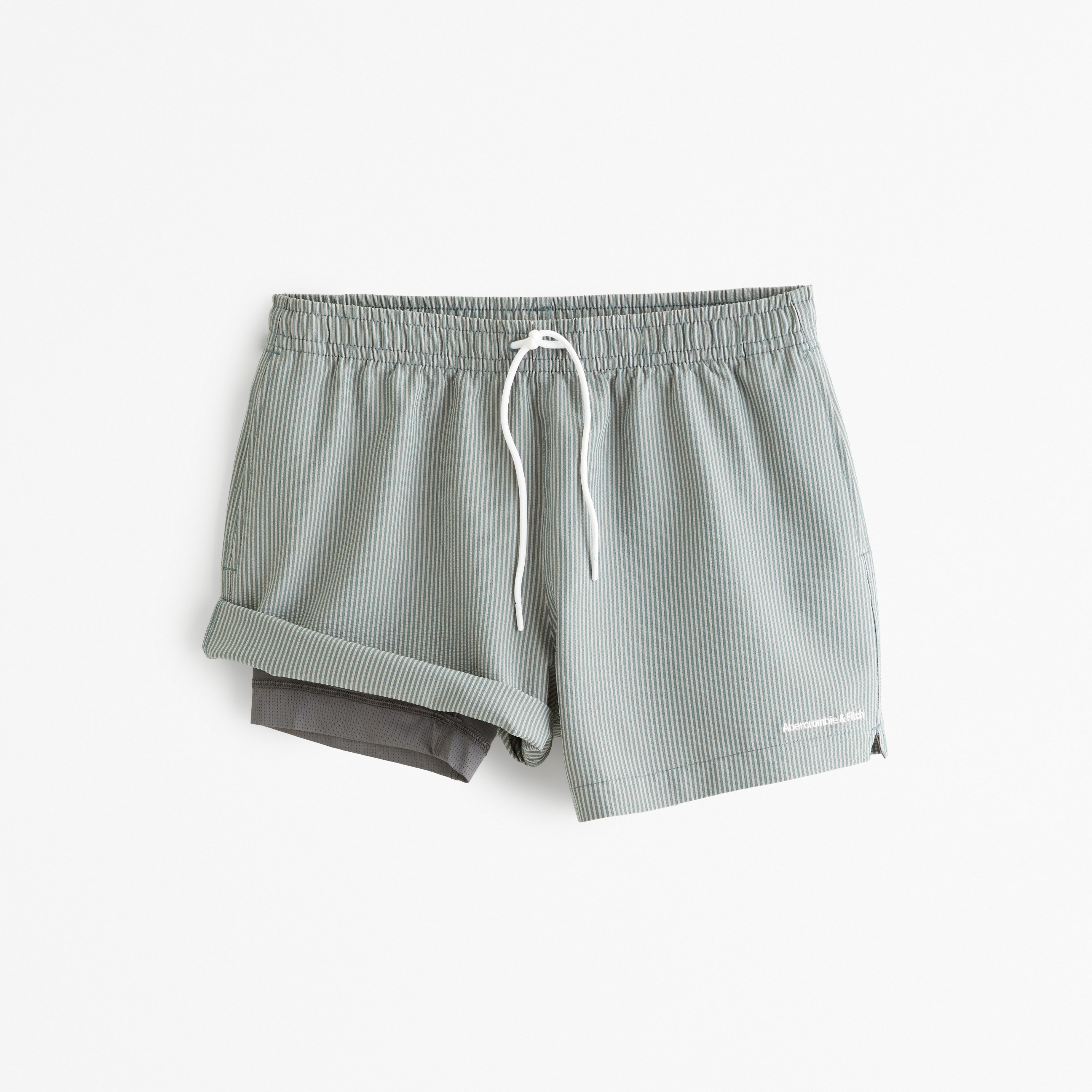 Men s Pull On Seersucker Swim Trunk Men s Swimwear Abercrombie